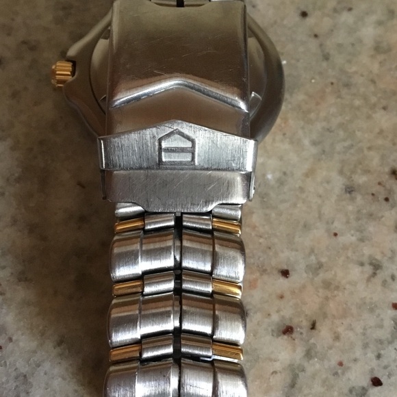 Authentic Tag Heuer WH1251-K1 Stainless Steel 18K Gold Two Tone Unisex Watch - Picture 6 of 12